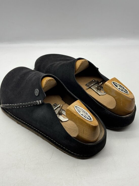 Birkenstock Zermatt Premium Suede Leather Clog Shoes Men\'s size 12 EU 45 Black main image 12